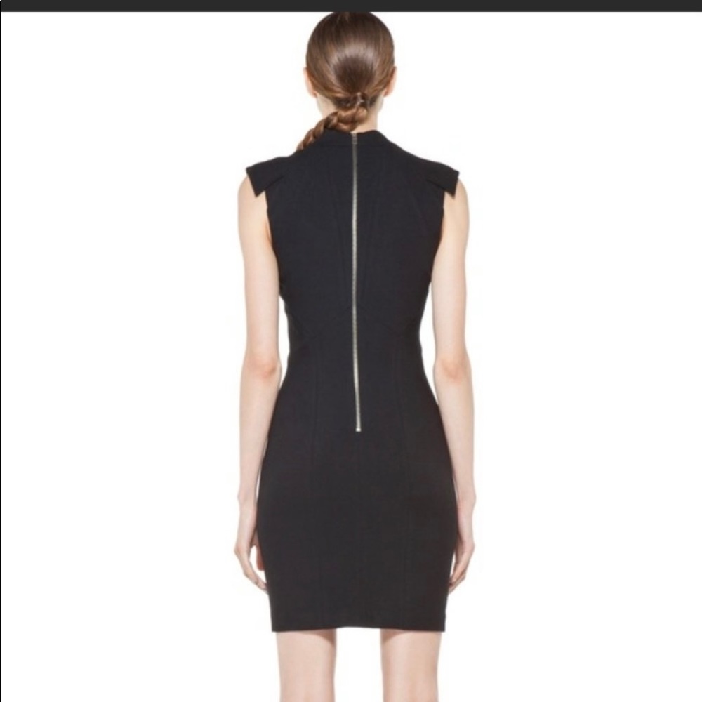 NWT Helmut Lang Black MIDI Dreas Size 8 - Picture 10 of 11